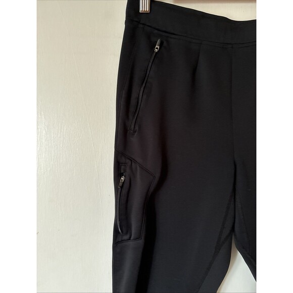Nike Running Pants Black Dri-Fit Drawstring Zip Ankle Gym Track | Mens Small - Picture 2 of 12